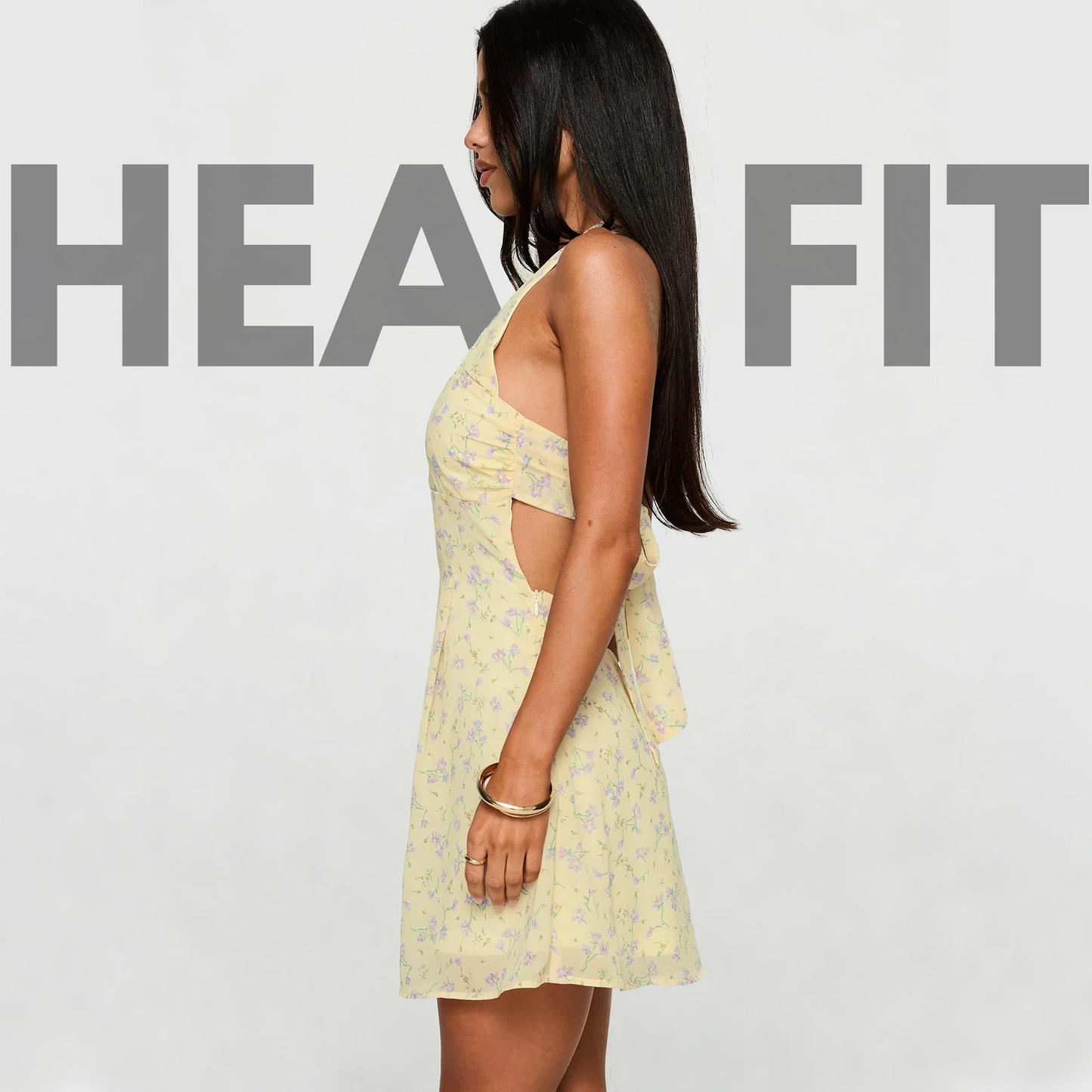 Daisy Halter Mini Dress