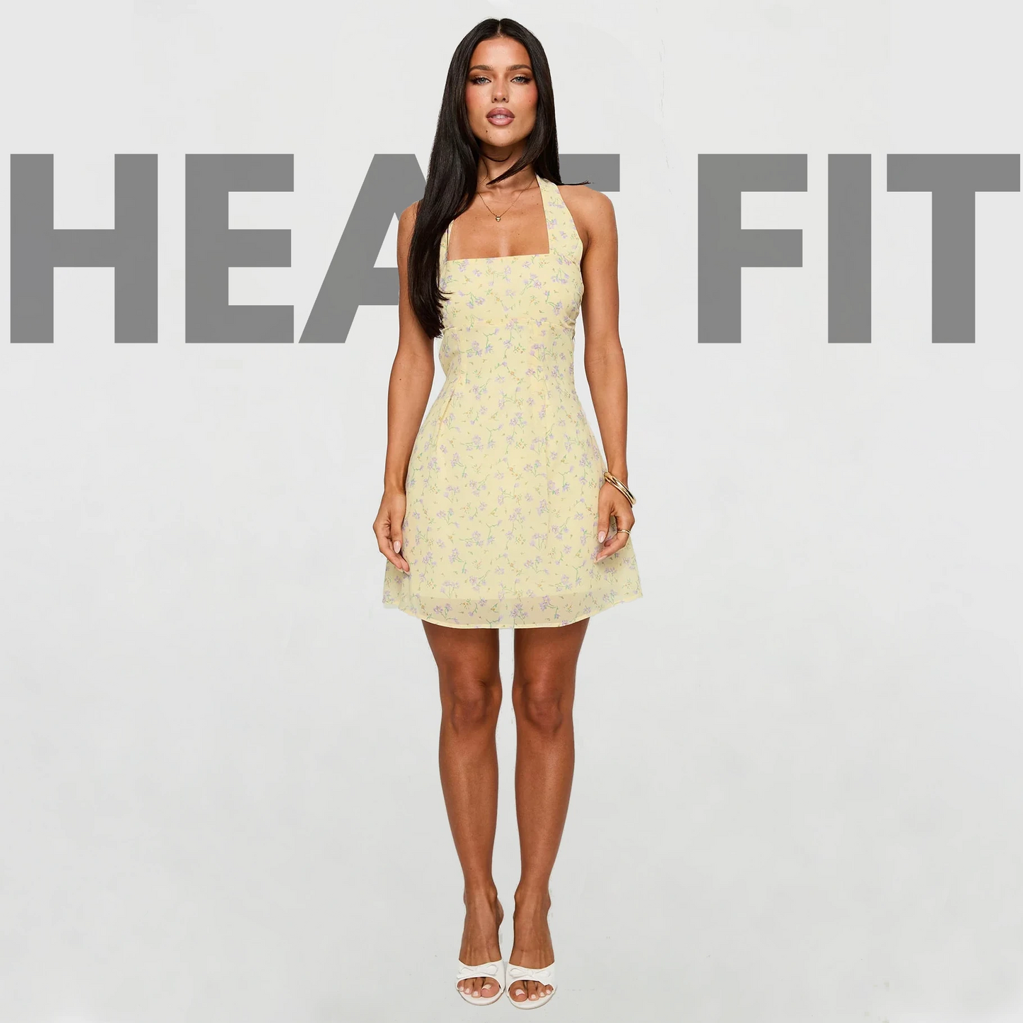 Daisy Halter Mini Dress