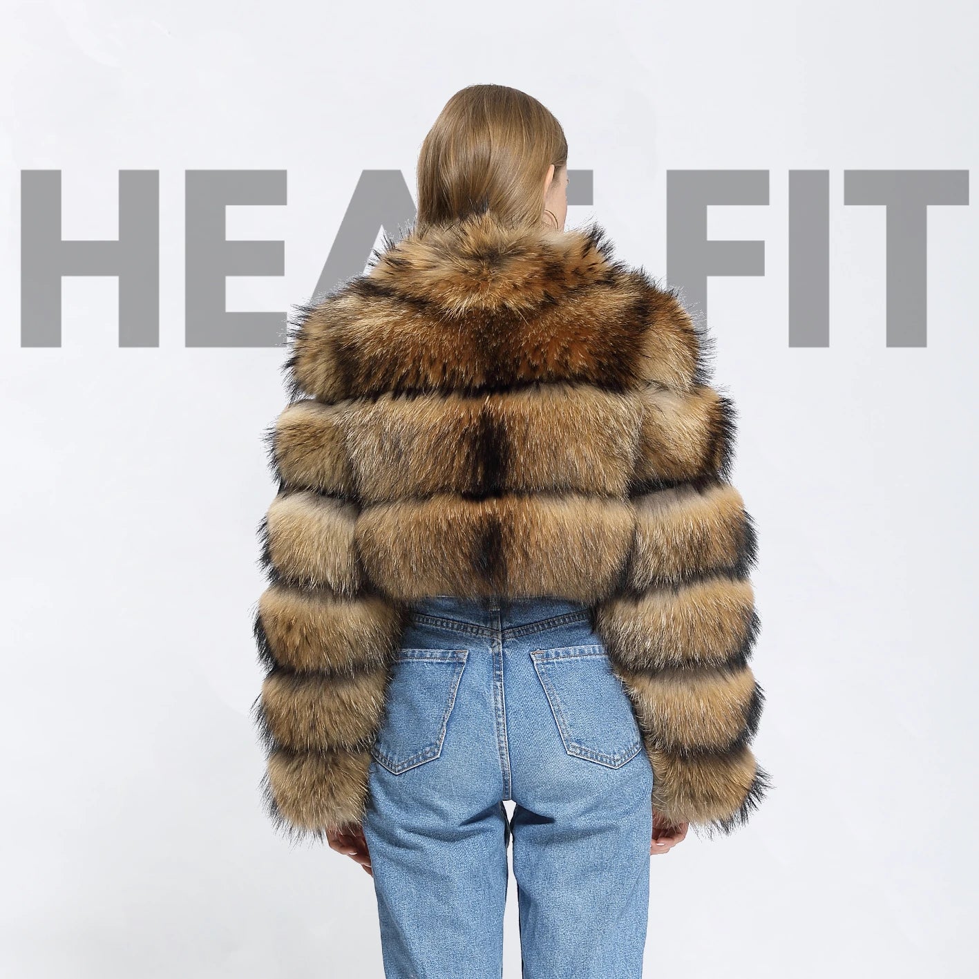 Raccoon Faux Fur Jacket