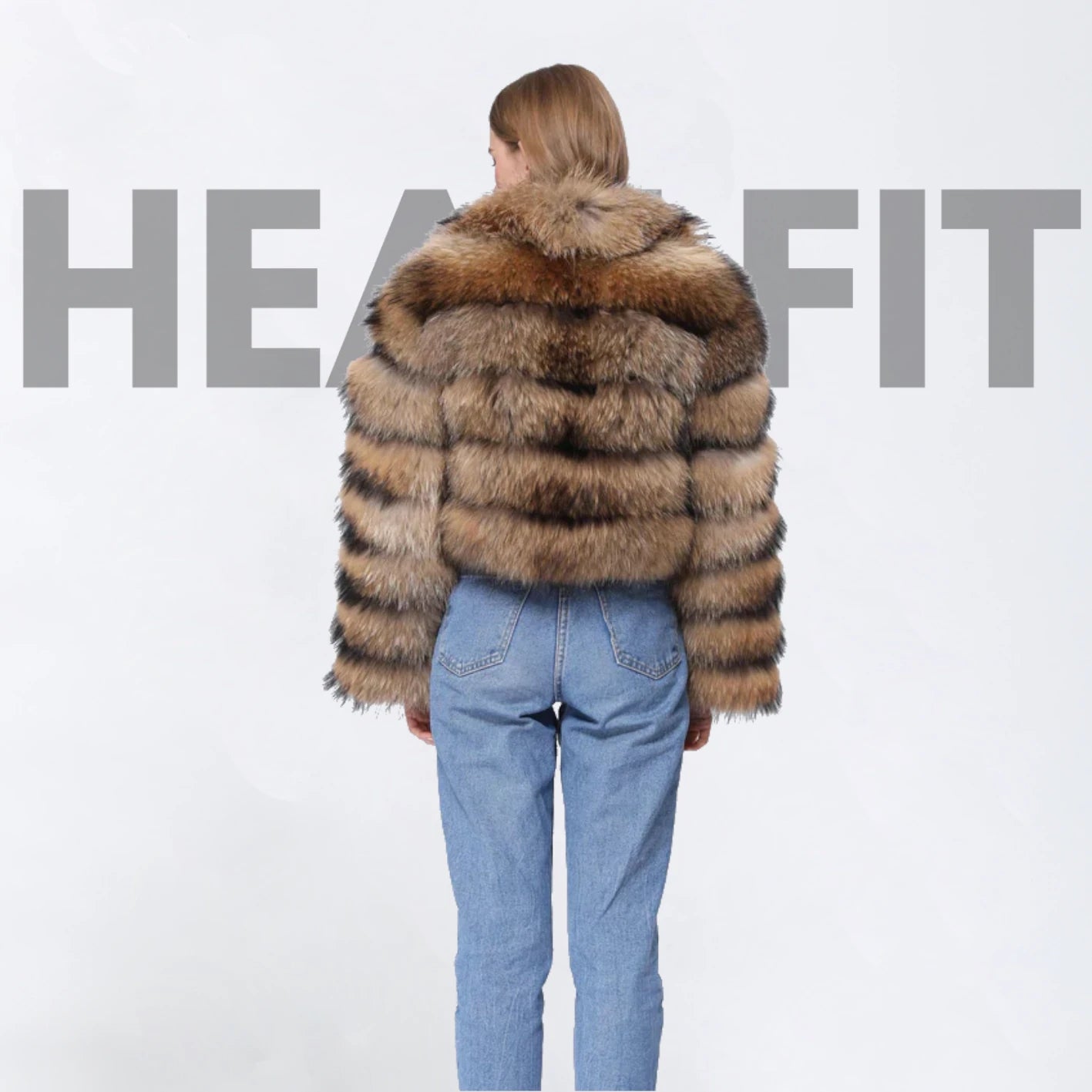 Heatfit™ Raccoon Faux Fur Jacket