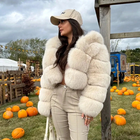 Women's Cloud Faux Fur Jacket