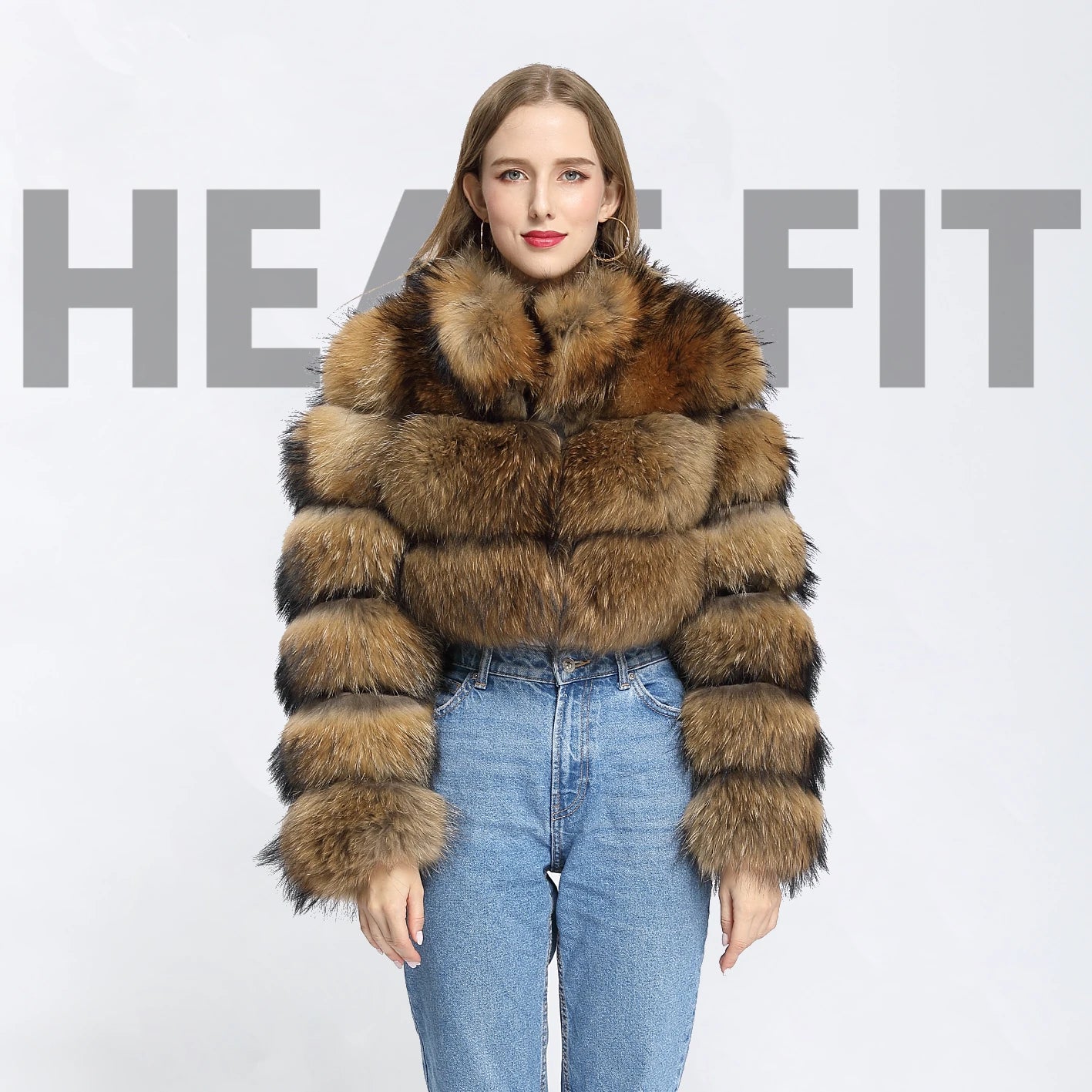 Raccoon Faux Fur Jacket